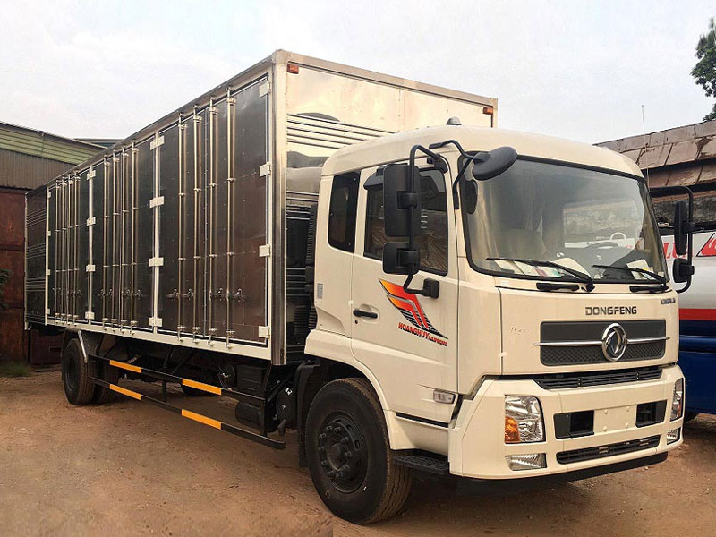 xe tải thùng kín 2 chân Dongfeng Hoàng Huy B180