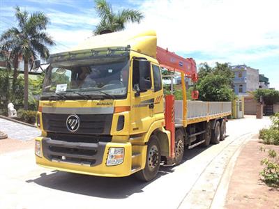 Xe tải Foton Thaco Auman C160/C170 gắn cẩu Kanglim 5 tấn 6 đốt