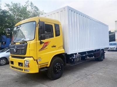 Xe tải thùng kín container Dongfeng B180 thùng dài 7m85